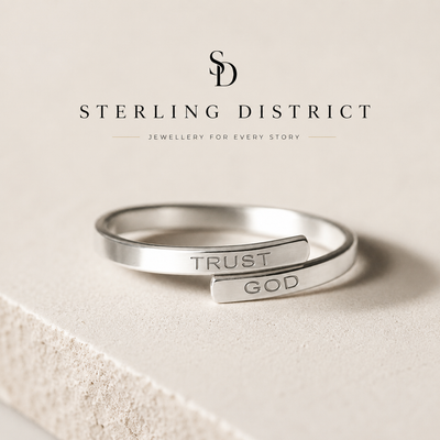 Trust God Open Ring - Gold