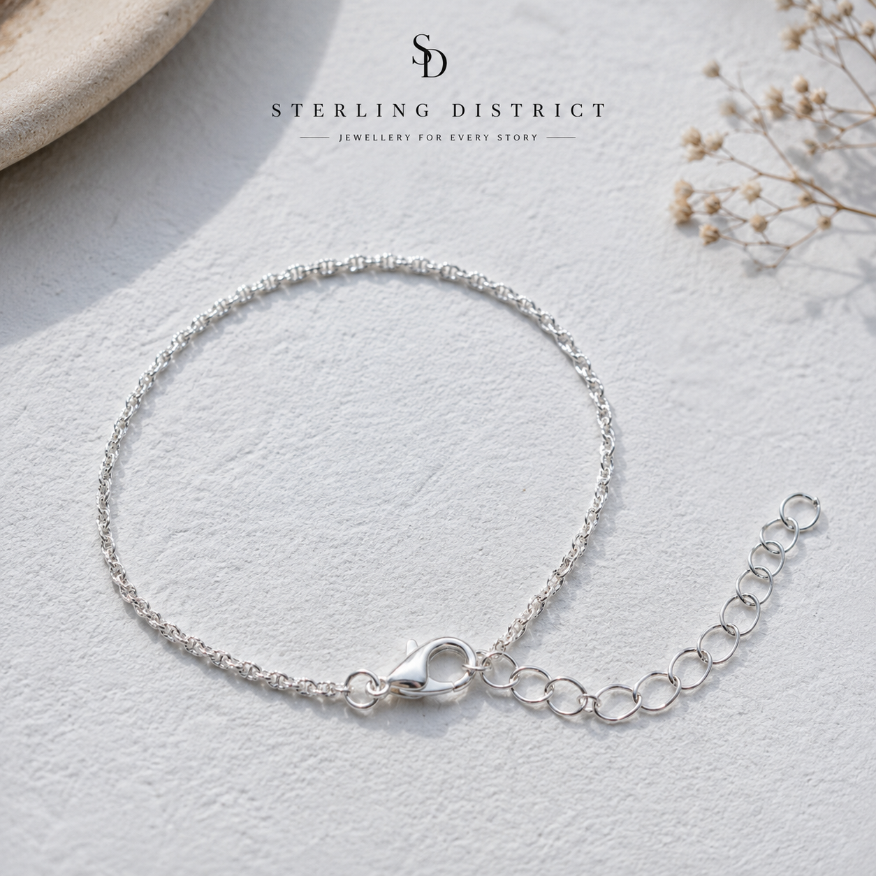 Sparkling Chain Bracelet - worn 1