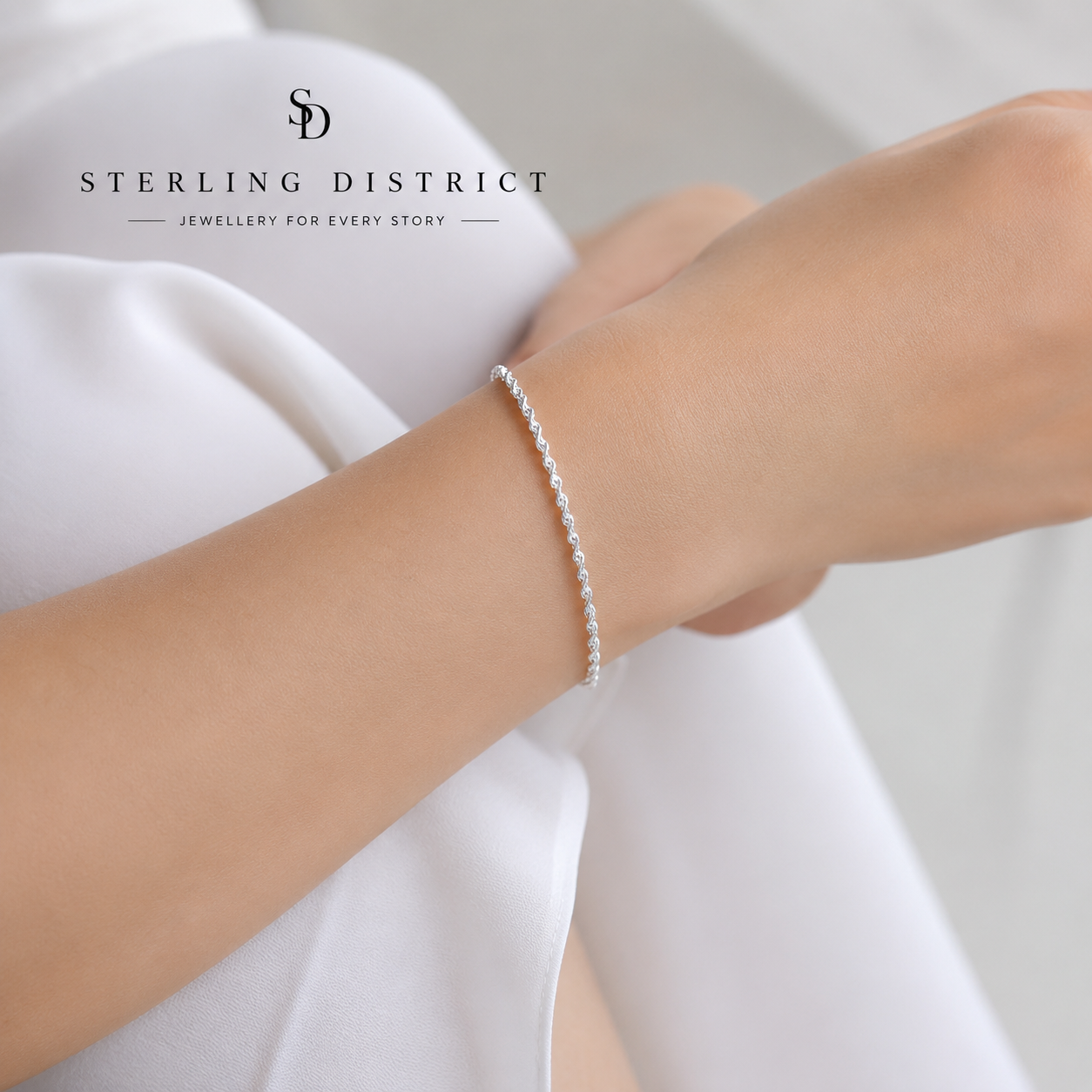 Sparkling Chain Bracelet - worn 2